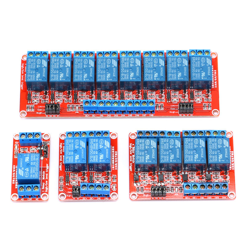 Module relais 4x 5V déclencheur High/Low réglable – Image 2