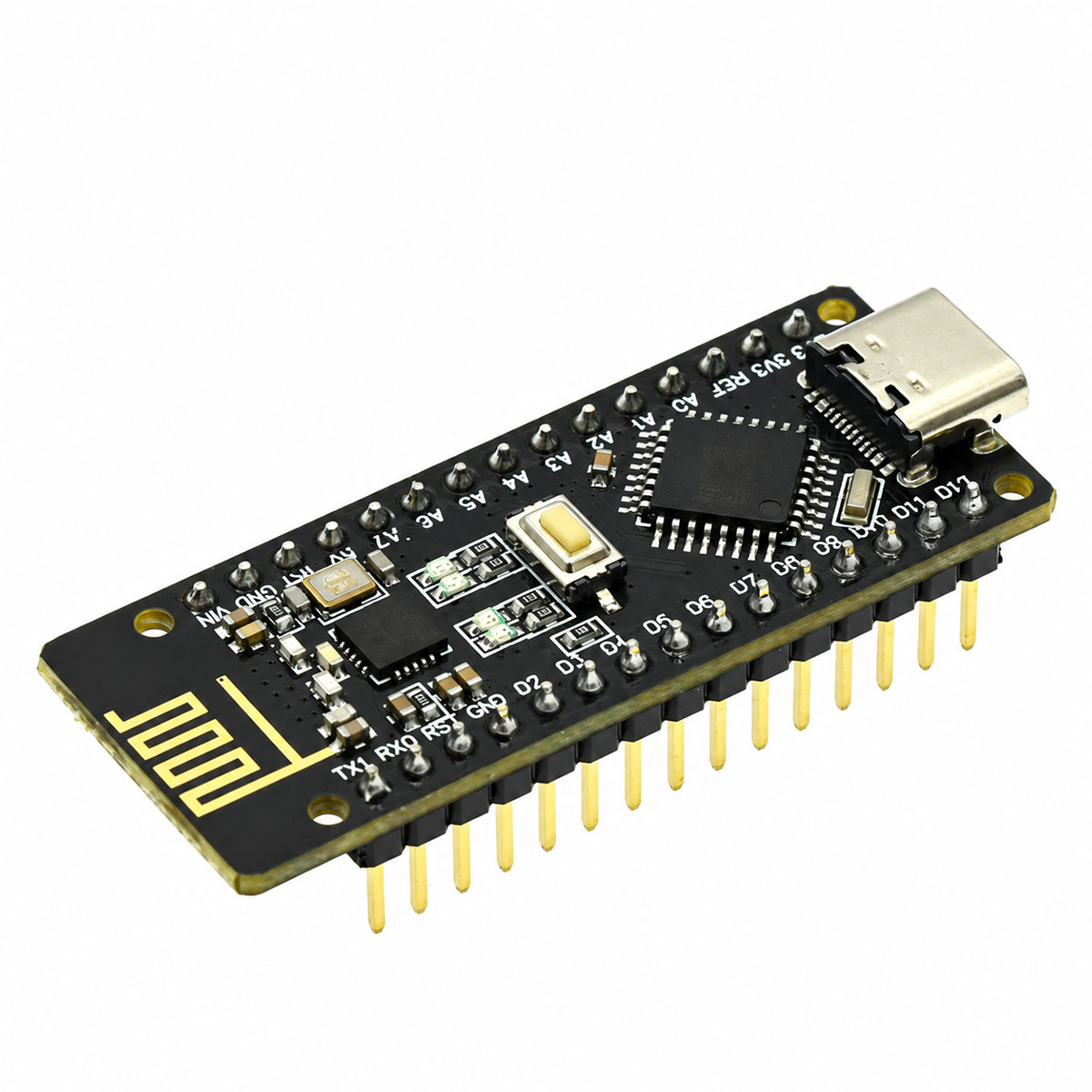 RF-Nano avec NRF24L01+ compatible Arduino Nano USB-C