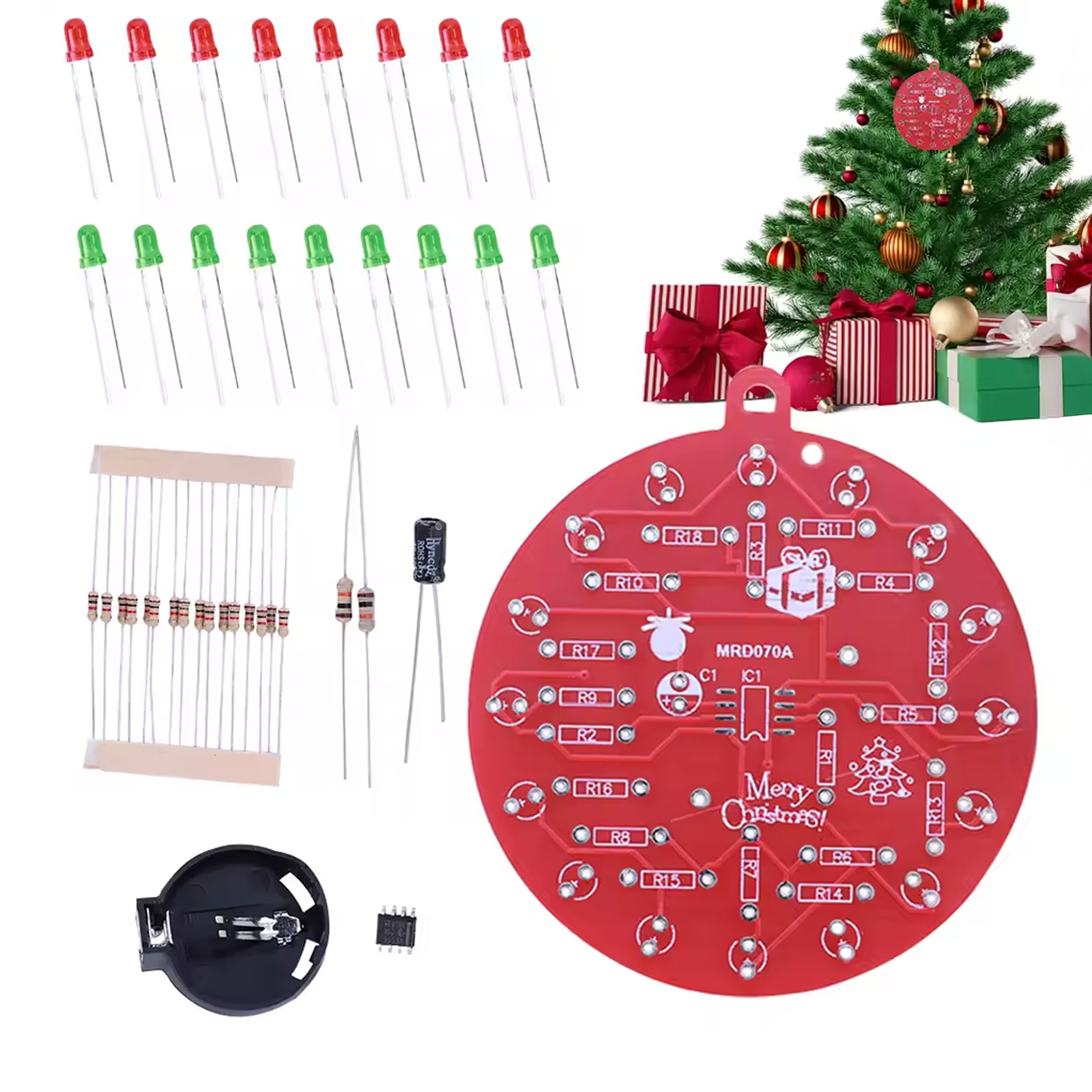 Kit NE555 boule de Noël LED décoration à souder – Image 4
