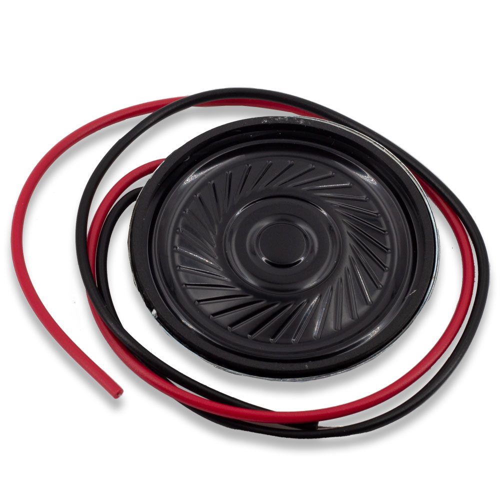 Haut-parleur mini 36mm 8 Ohm 0,5W avec câble