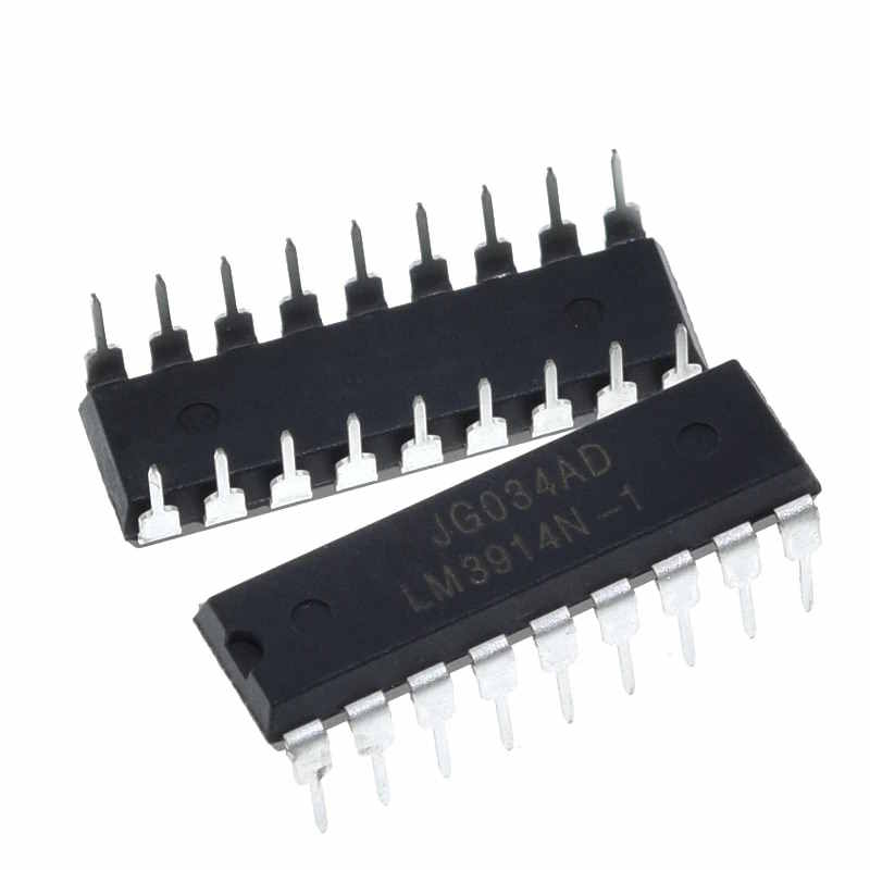 5x circuit intégré pilote d'affichage LED DIP-18 LM3914N-1 – Image 2