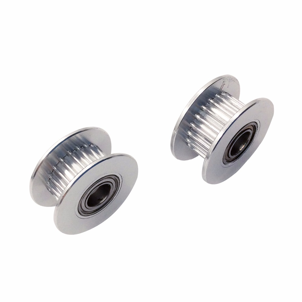 Poulie GT2 20 dents alésage 5 mm avec double roulement à billes – Image 3
