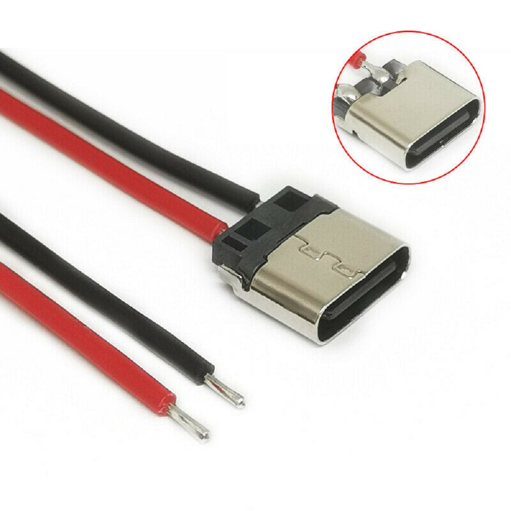 10x connecteurs USB-C femelles 2 broches – Image 3