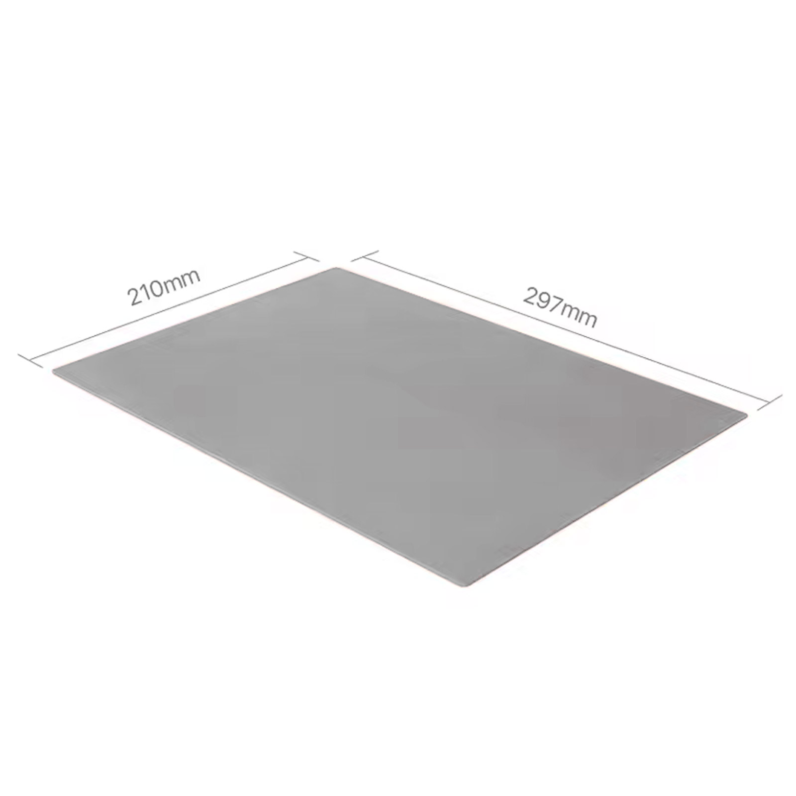 Tapis en caoutchouc A4 pour gravure laser gris clair – Image 5