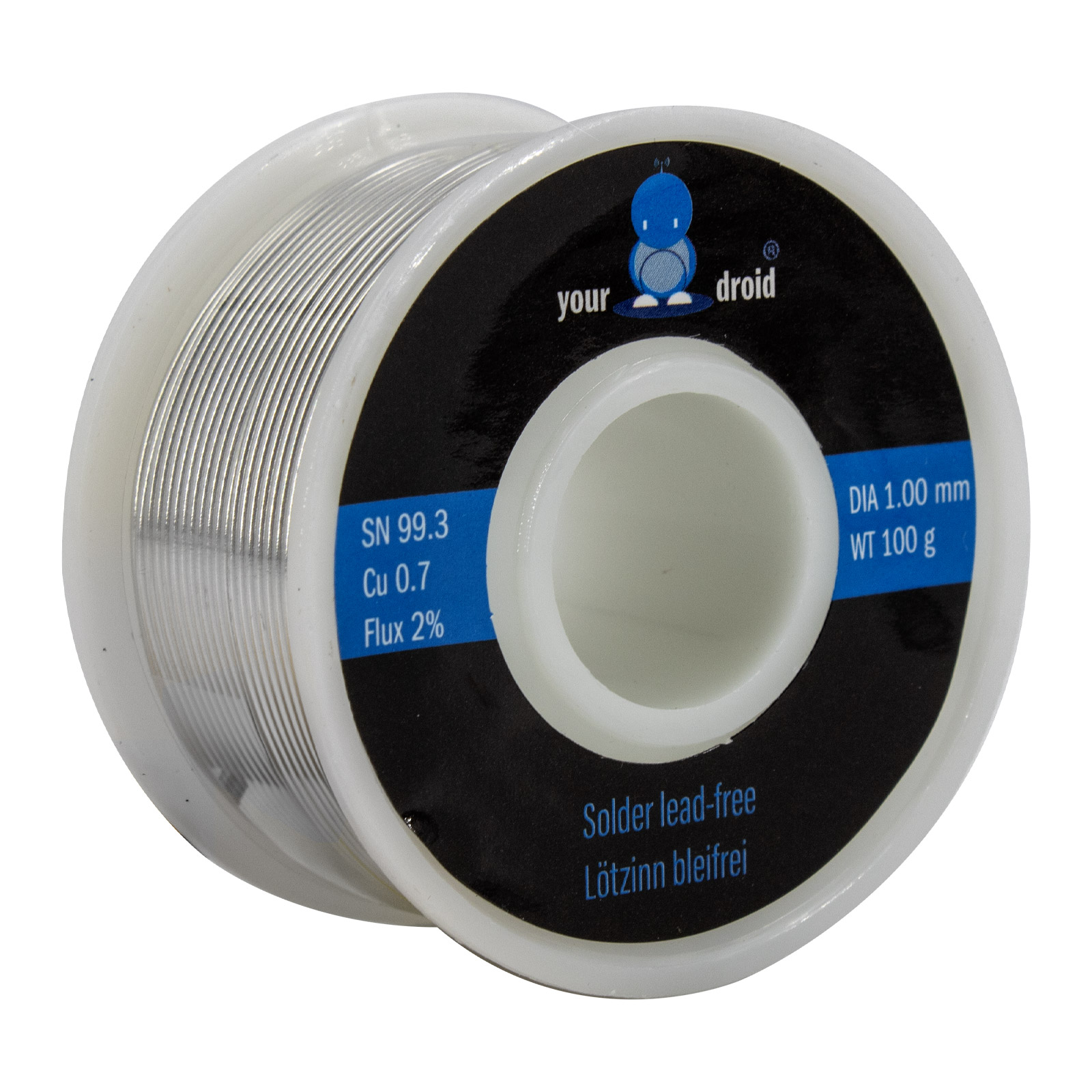 Étain à souder 1mm 100g sans plomb