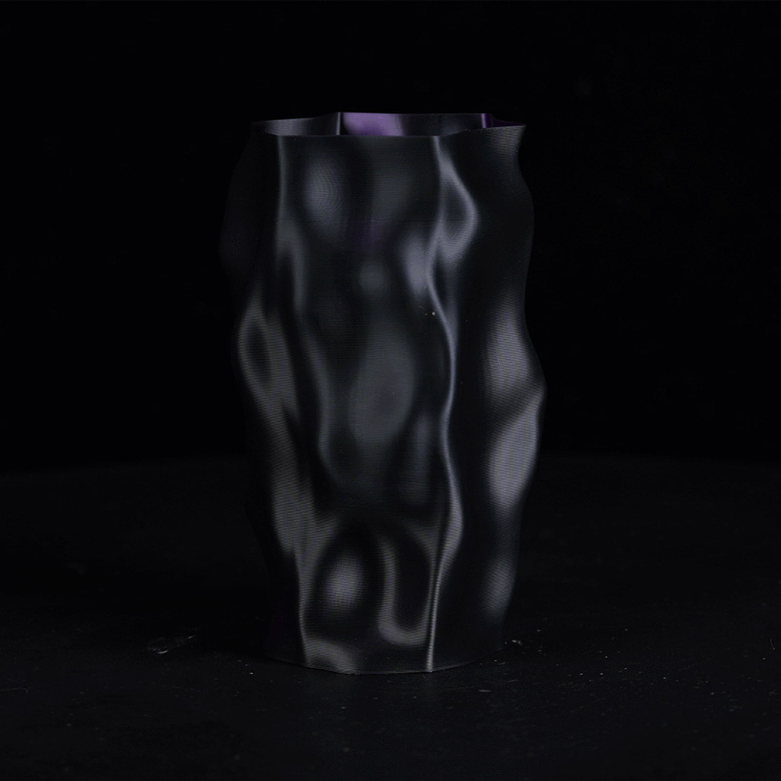 yourDroid DualColor Biosilk PLA+ Filament Noir/Violet 1,75 mm 1 kg – Image 3