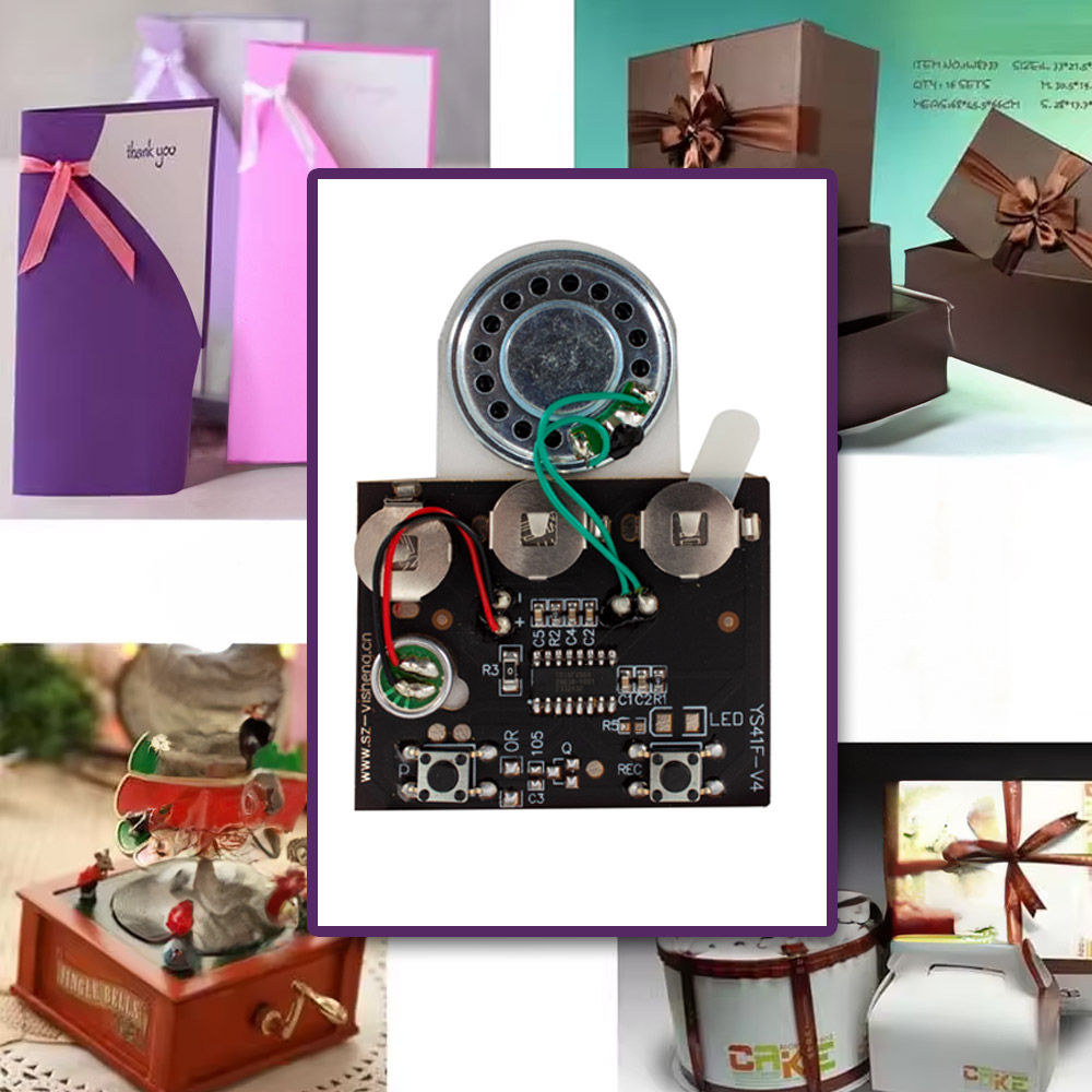 Module sonore pour cartes d'anniversaire avec bouton – Image 2