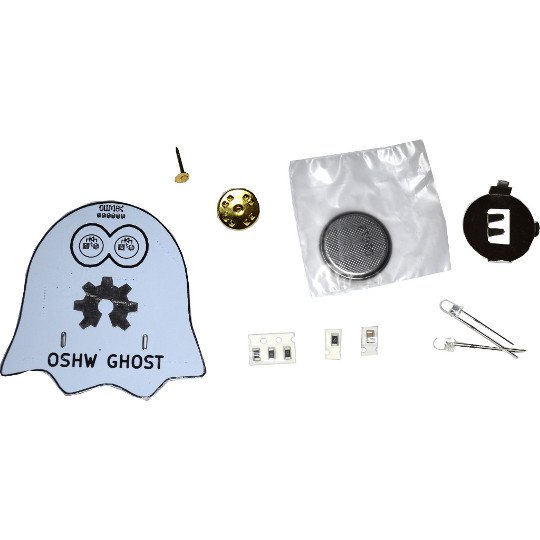 Olimex Opensource Hardware Geist épinglette avec 2 LEDs kit – Image 2
