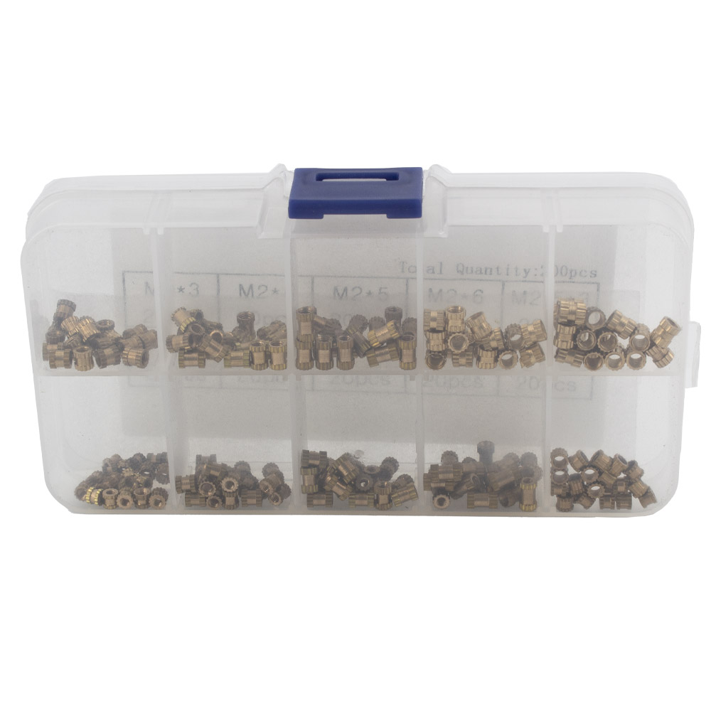 Kit d'écrous à sertir avec inserts filetés 200 pièces – Image 4