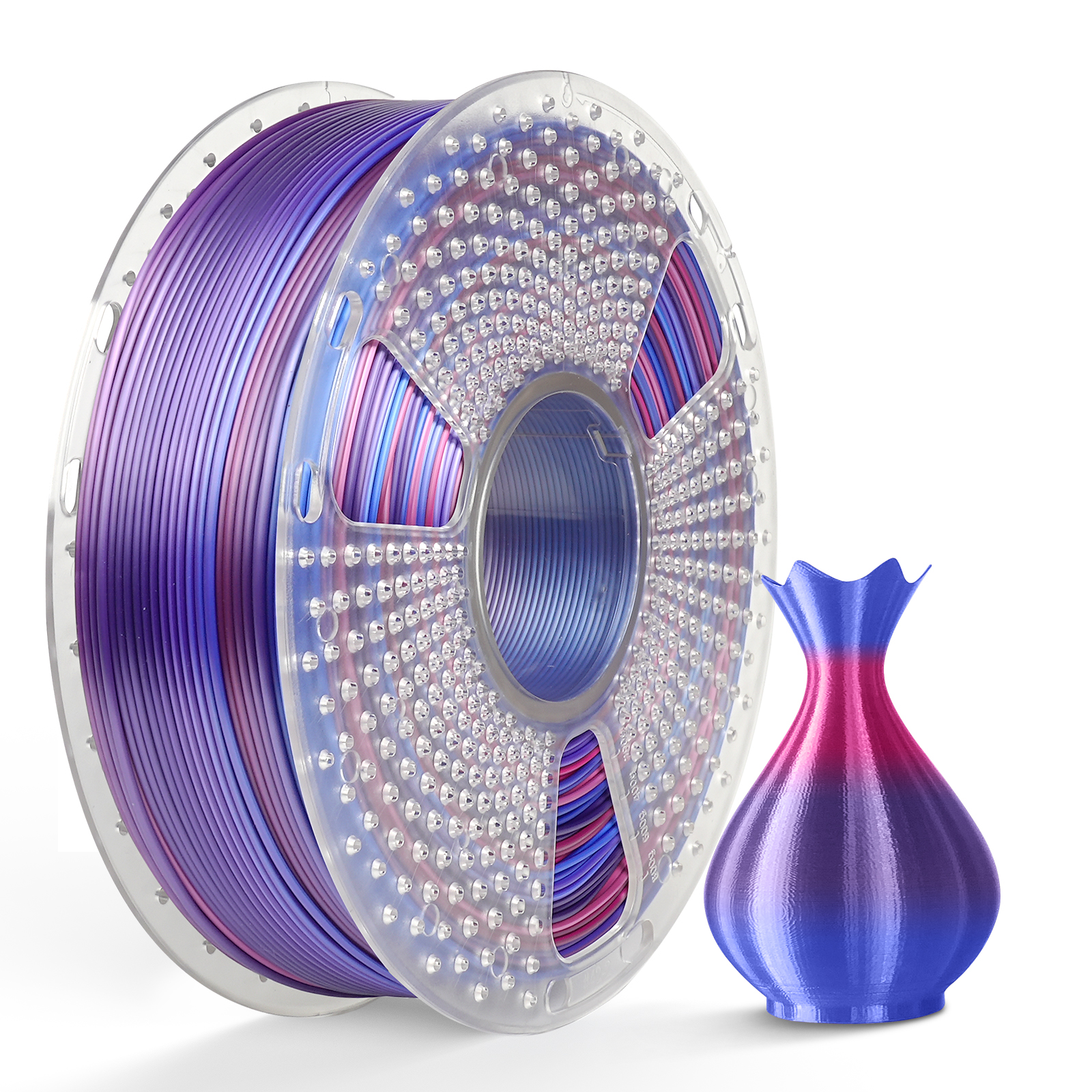 Filament Sunlu Silk PLA+ Rainbow "02" 1,75 mm 1 kg – Image 3