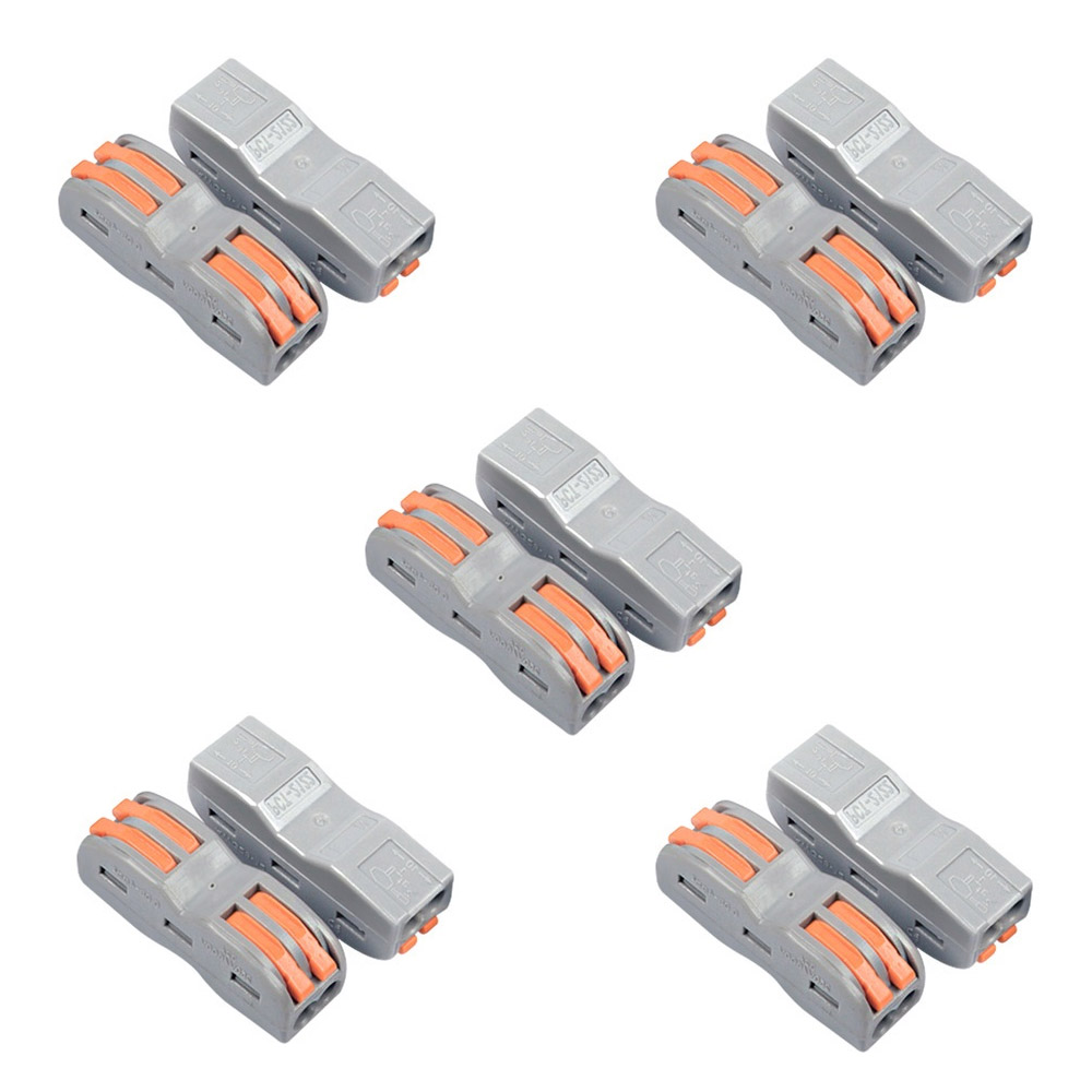 5x Connecteur universel pour câbles 2 pôles
