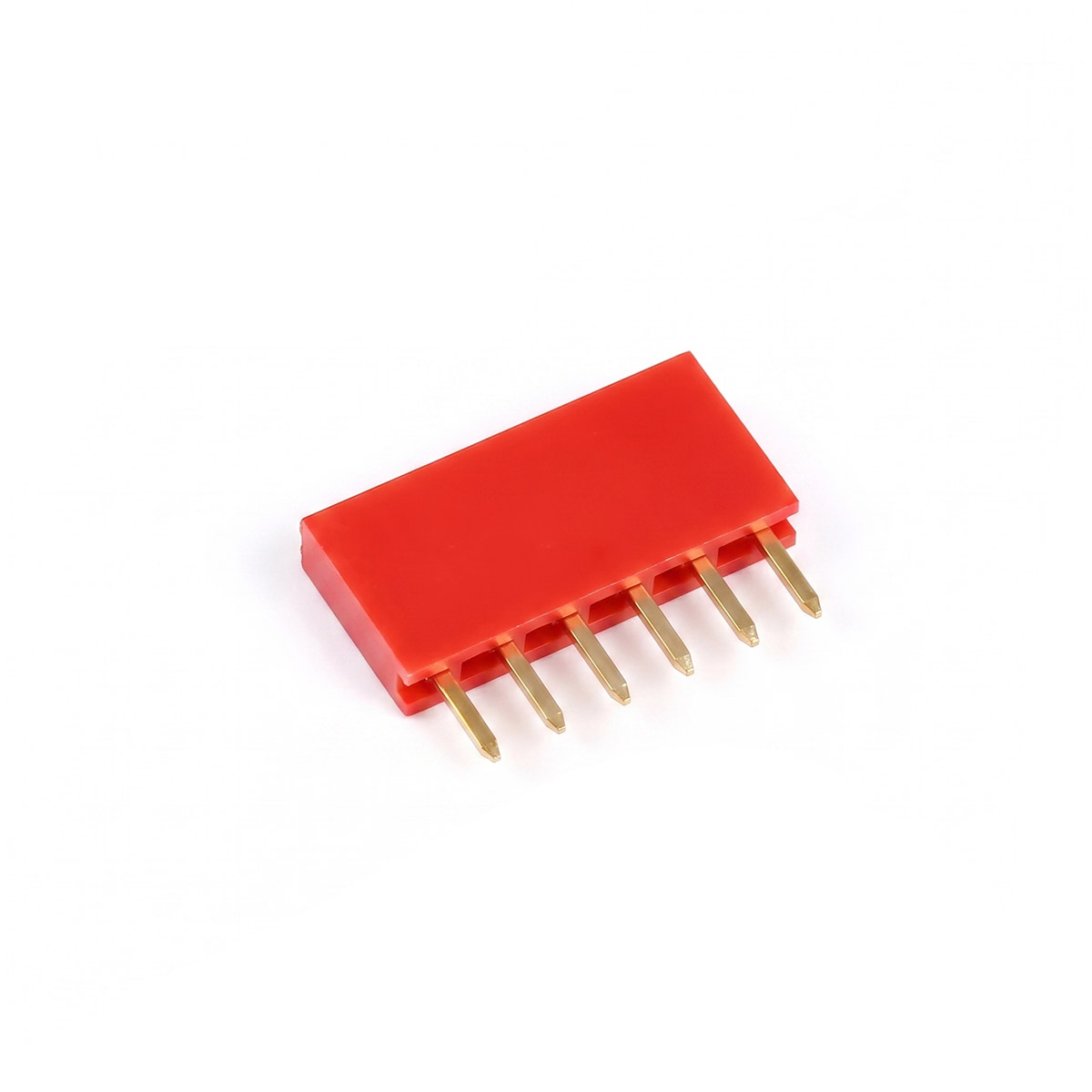 20x barrette femelle 6 broches 2,54 mm rouge – Image 2