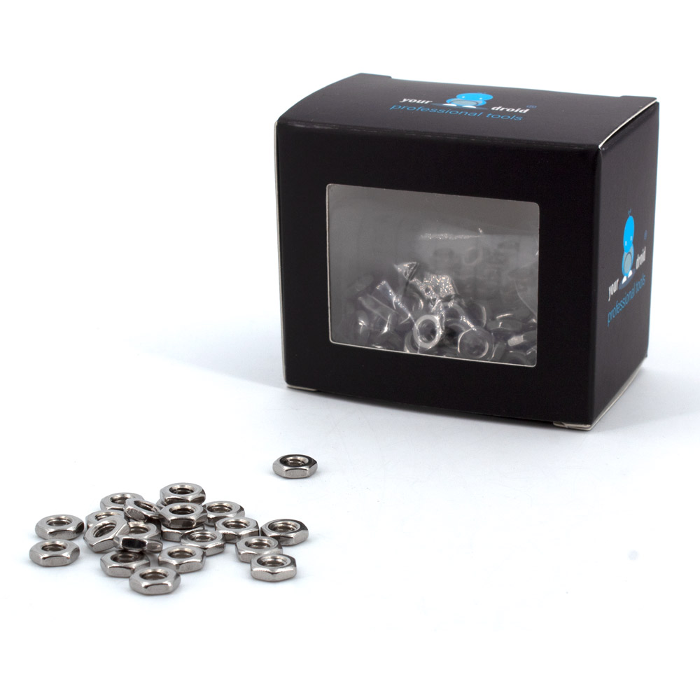 yourDroid 100x écrou hexagonal M4 DIN439