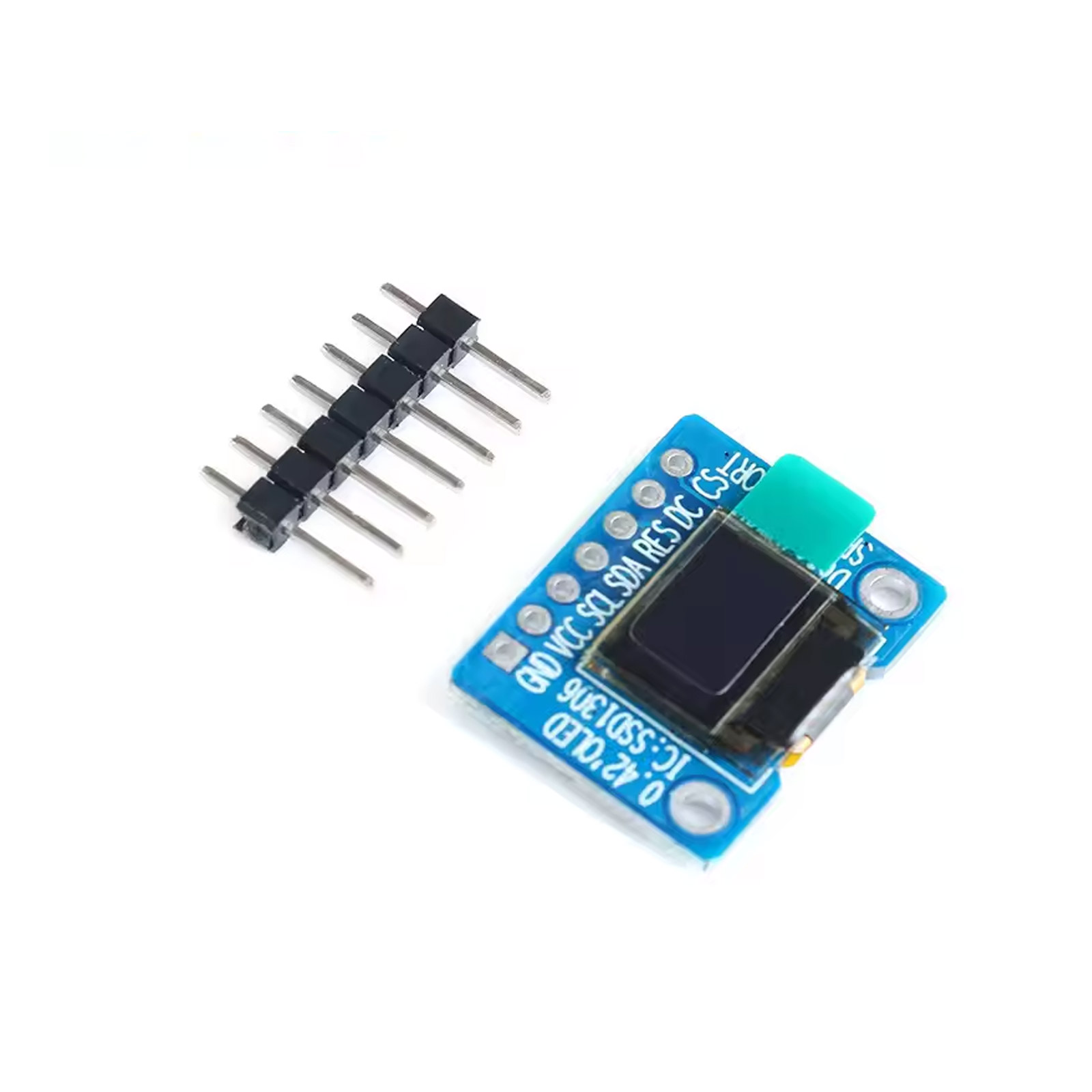 Écran OLED 0,42" Blanc 72*40 SSD1306 7 broches pour Arduino & Raspberry Pi