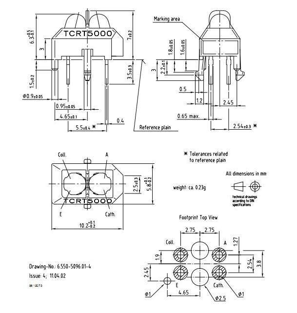 TCRT5000 5V capteur infrarouge – Image 3