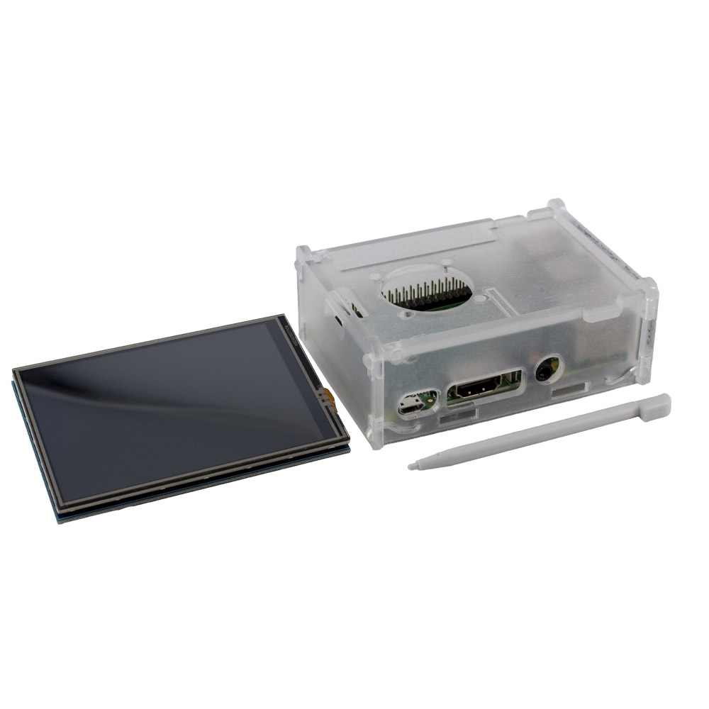 Écran tactile TFT LCD 3,5" avec boîtier pour Raspberry Pi – Image 3