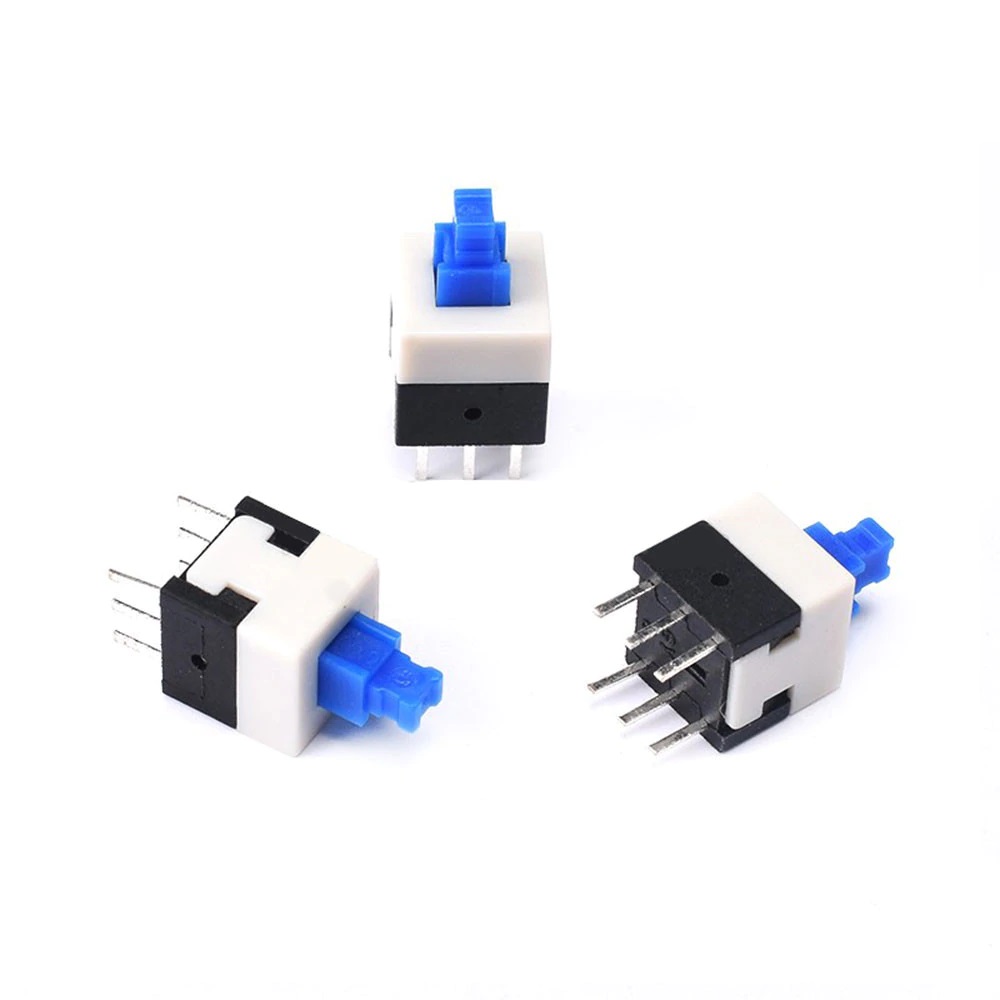10 pièces interrupteurs à pression miniatures à enclenchement 8x8 mm – Image 2