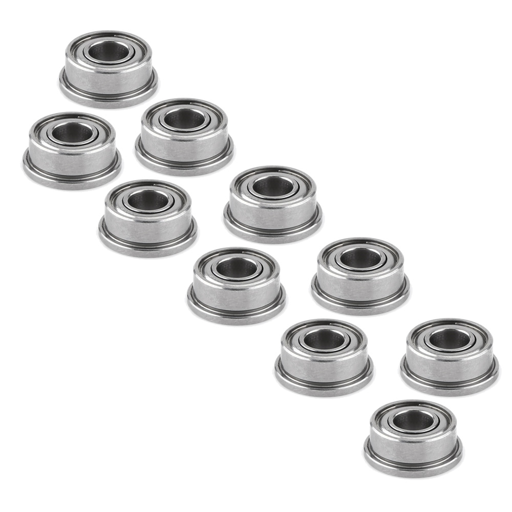 10x Roulement à billes F684ZZ avec bride 4x9x4 mm
