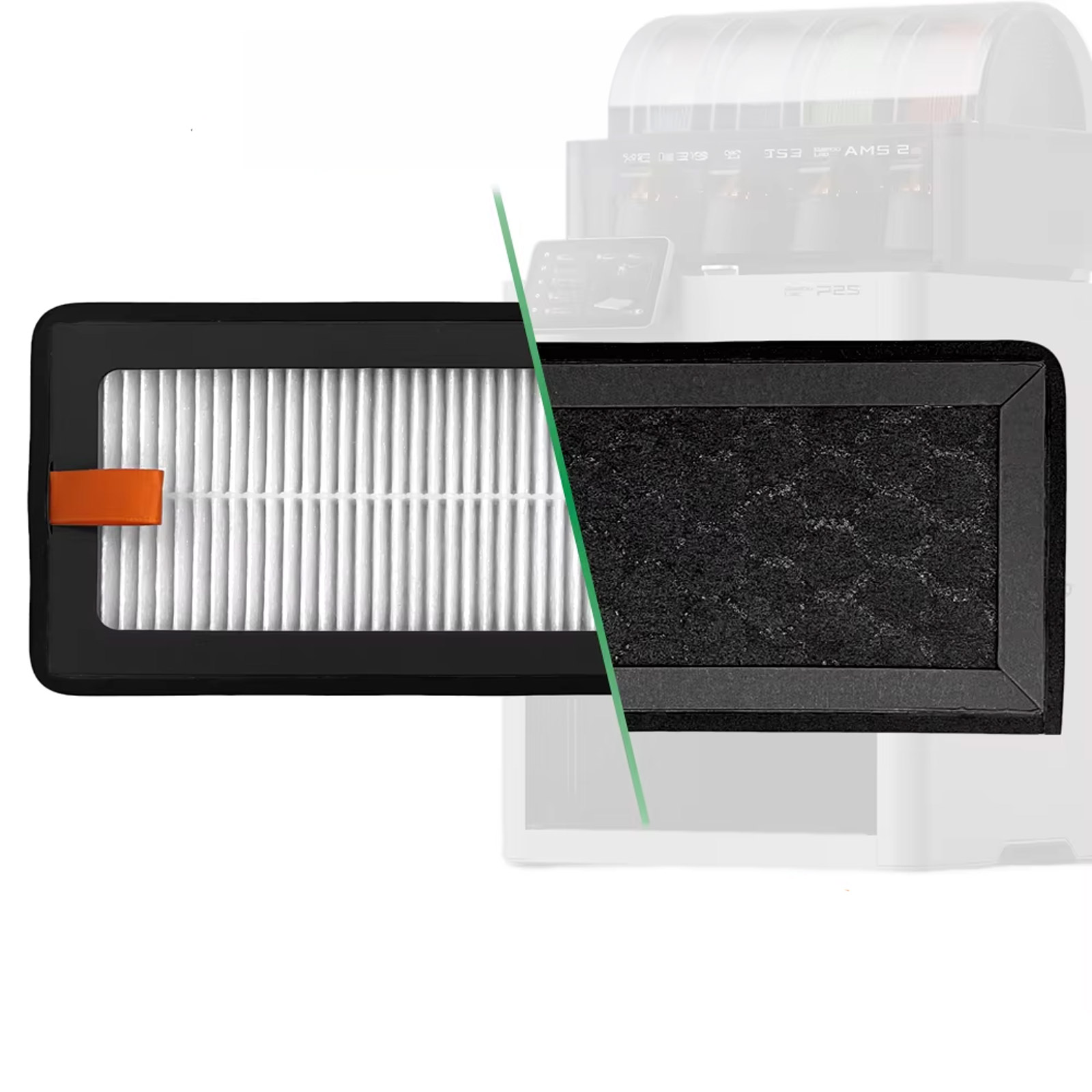 Filtre à air HEPA13 + filtre à charbon actif, filtre de rechange pour Bambu Lab P2S – Image 3