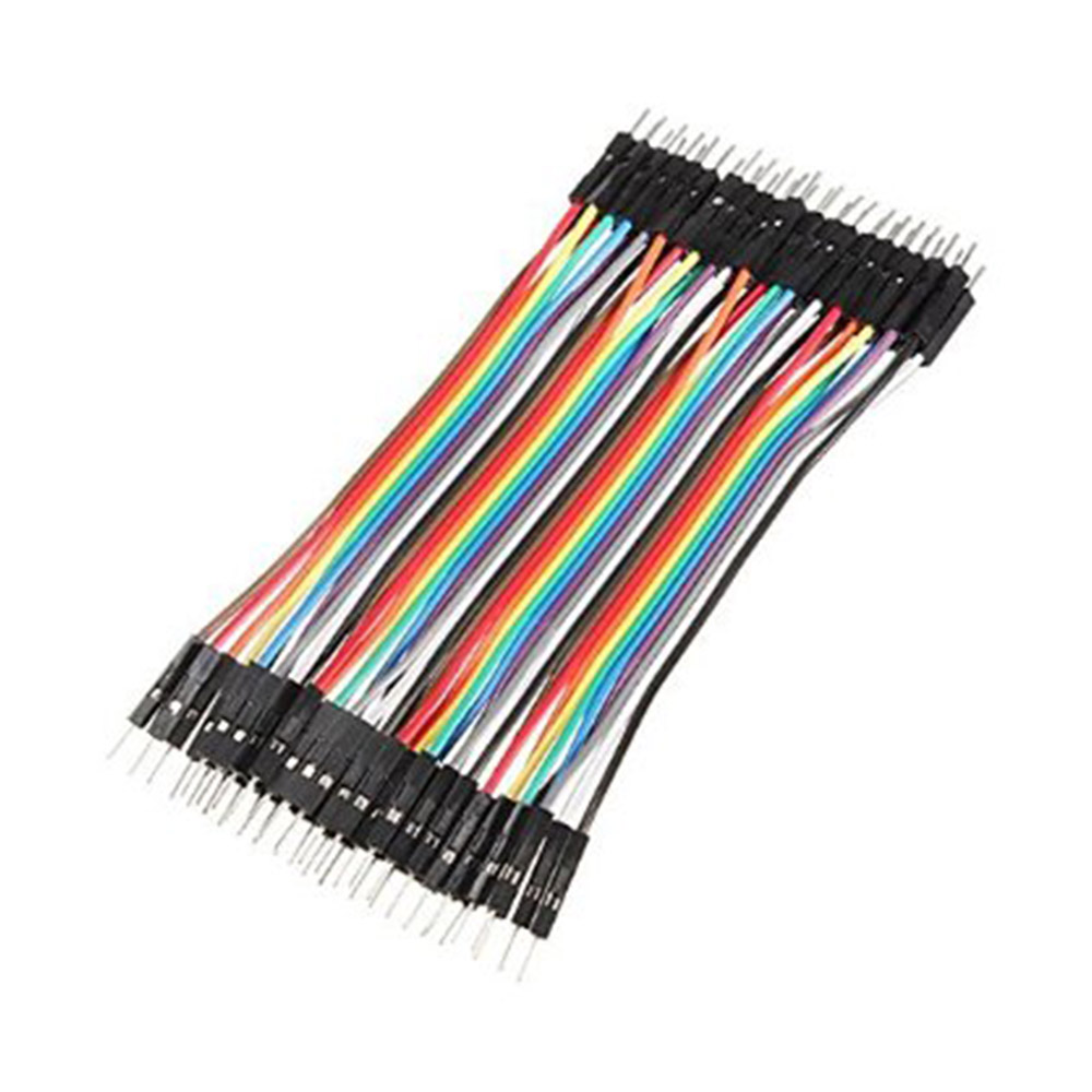 Câbles Dupont / Jumper 40 broches mâle-mâle 10 cm