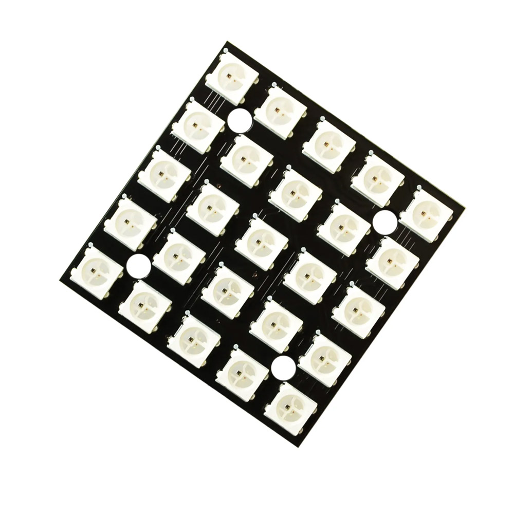 Panneau LED RGB 25Bit WS2812 5V similaire à Neopixel