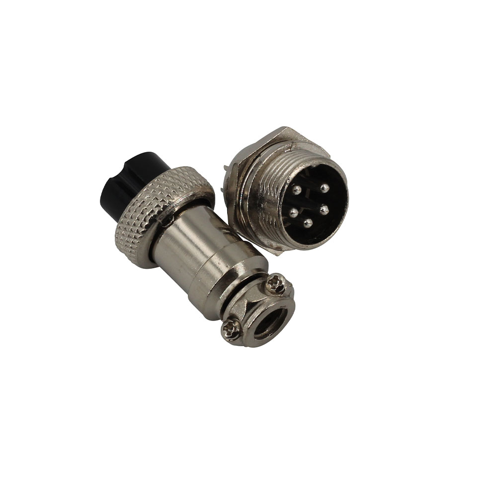 10x GX16 connecteur mâle + femelle 5 broches – Image 2