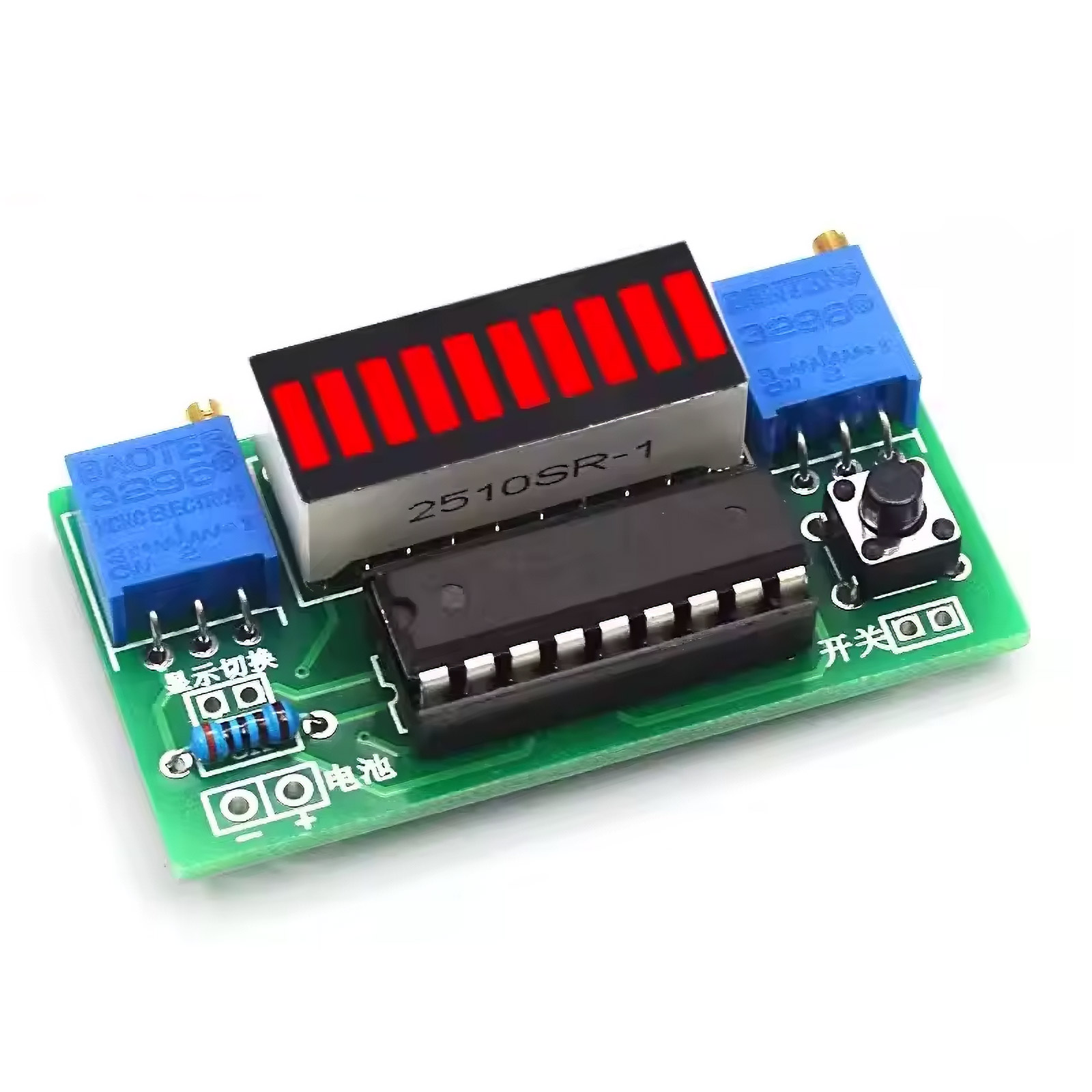 Kit indicateur LED de batterie LM3914 pour mesure de tension