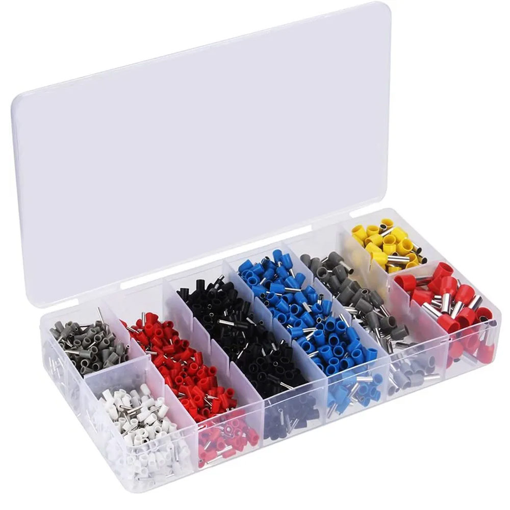 Kit de cosses à sertir 1200 pièces + pince à sertir HSC8 6-4A – Image 4