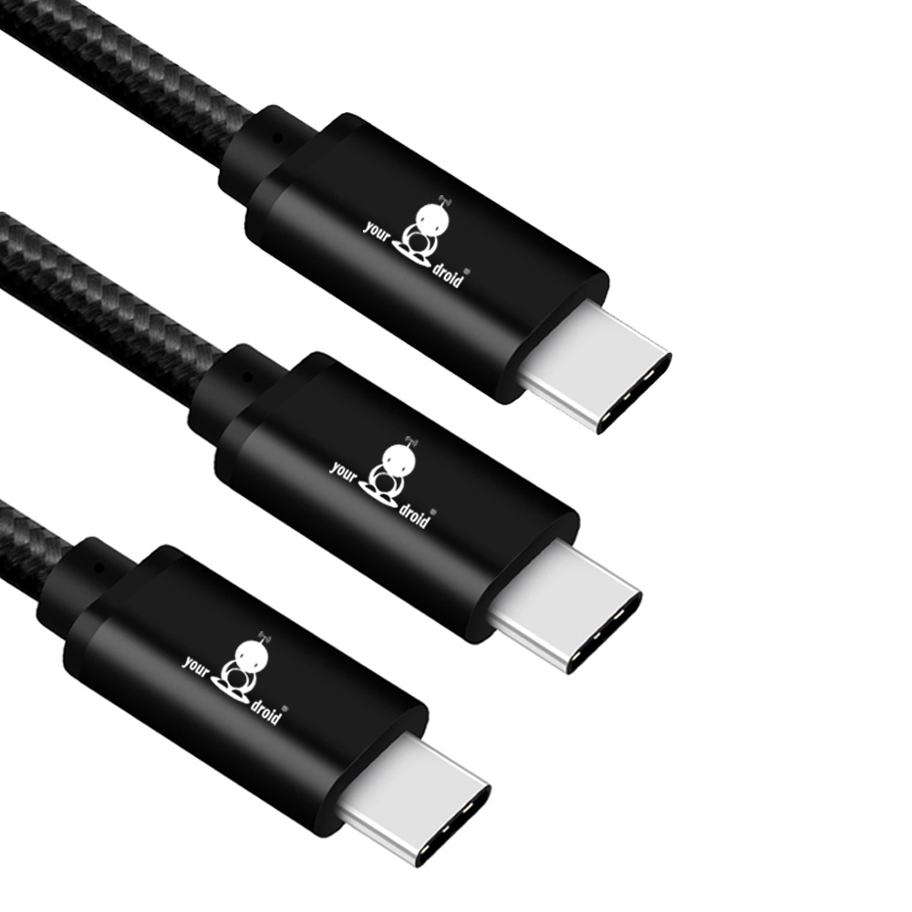 3x câble de charge rapide USB C 60W 1,5 m