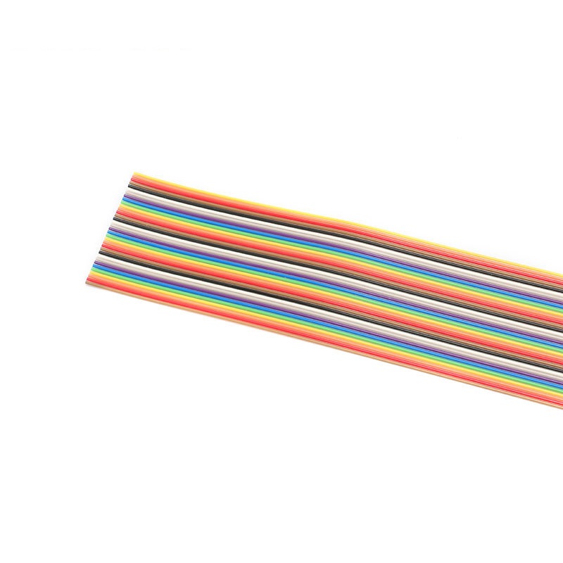 Câble ruban 14 broches 1,27 mm (multicolore) - 1 mètre