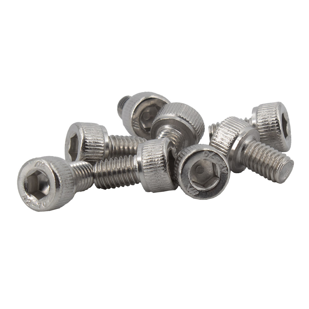 50x vis à tête hexagonale M5x8mm DIN912 acier inoxydable