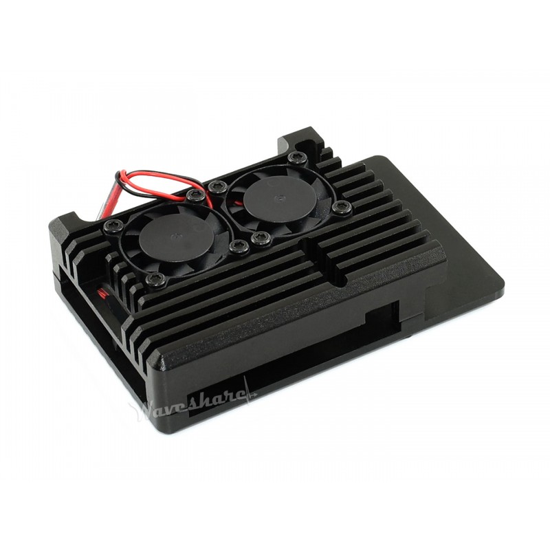 Boîtier en aluminium Raspberry Pi 4 avec double ventilateur