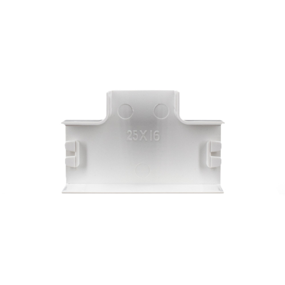 10x yourDroid pièce en T pour gaine de câbles 25x16 blanc