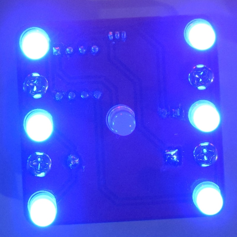 Bausatz: Digitaler LED Würfel (Grün)