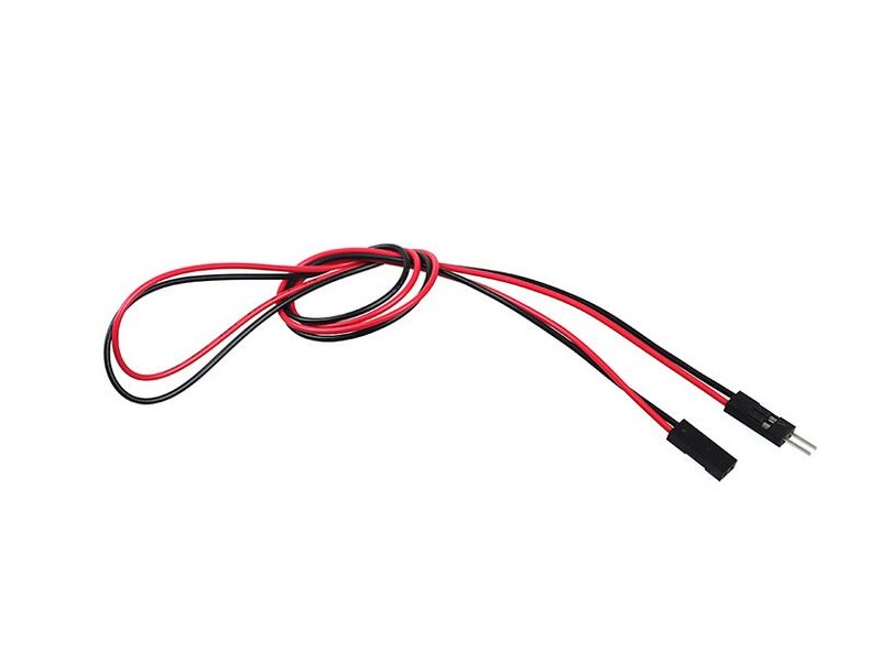 Câble Dupont 2 broches femelle-mâle 1 mètre