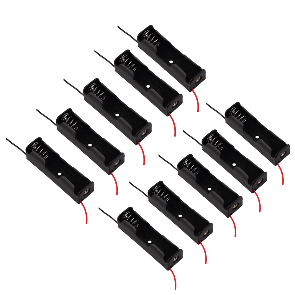 10x Support de pile pour 1x pile AA 1,5V