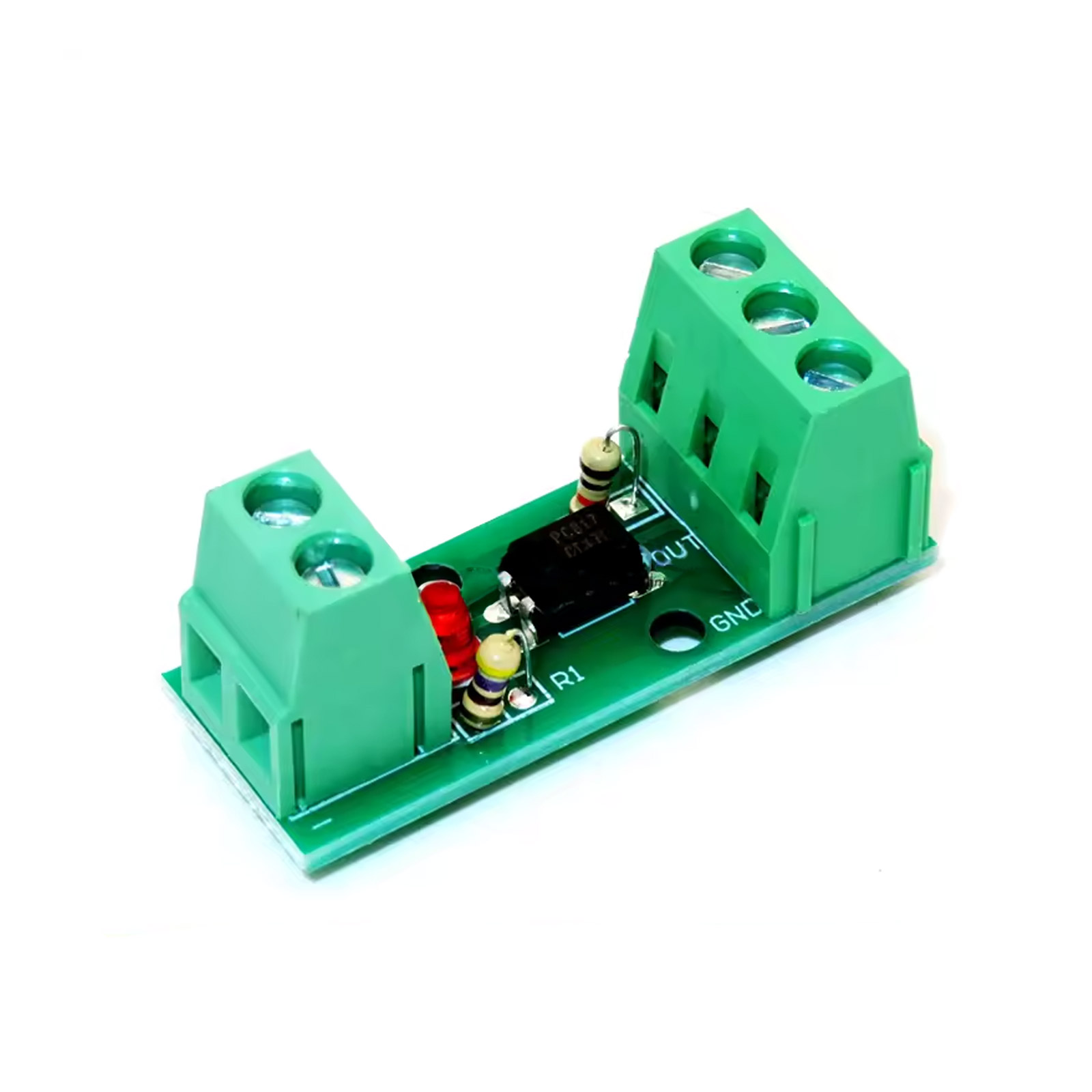 Module d'isolation à optocoupleur 1 canal PC817 entrée 24V pour commande de moteur PLC