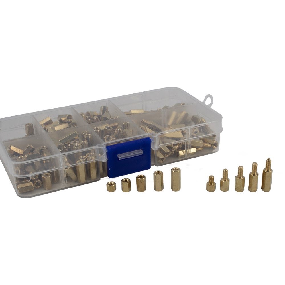Écarteurs en laiton M3 300 pièces en assortiment