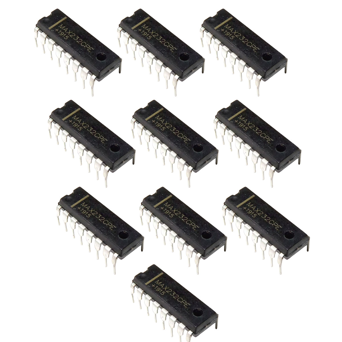 10x MAX232 convertisseur de niveau IC – Convertisseur de tension RS232 vers TTL/CMOS pour interfaces série