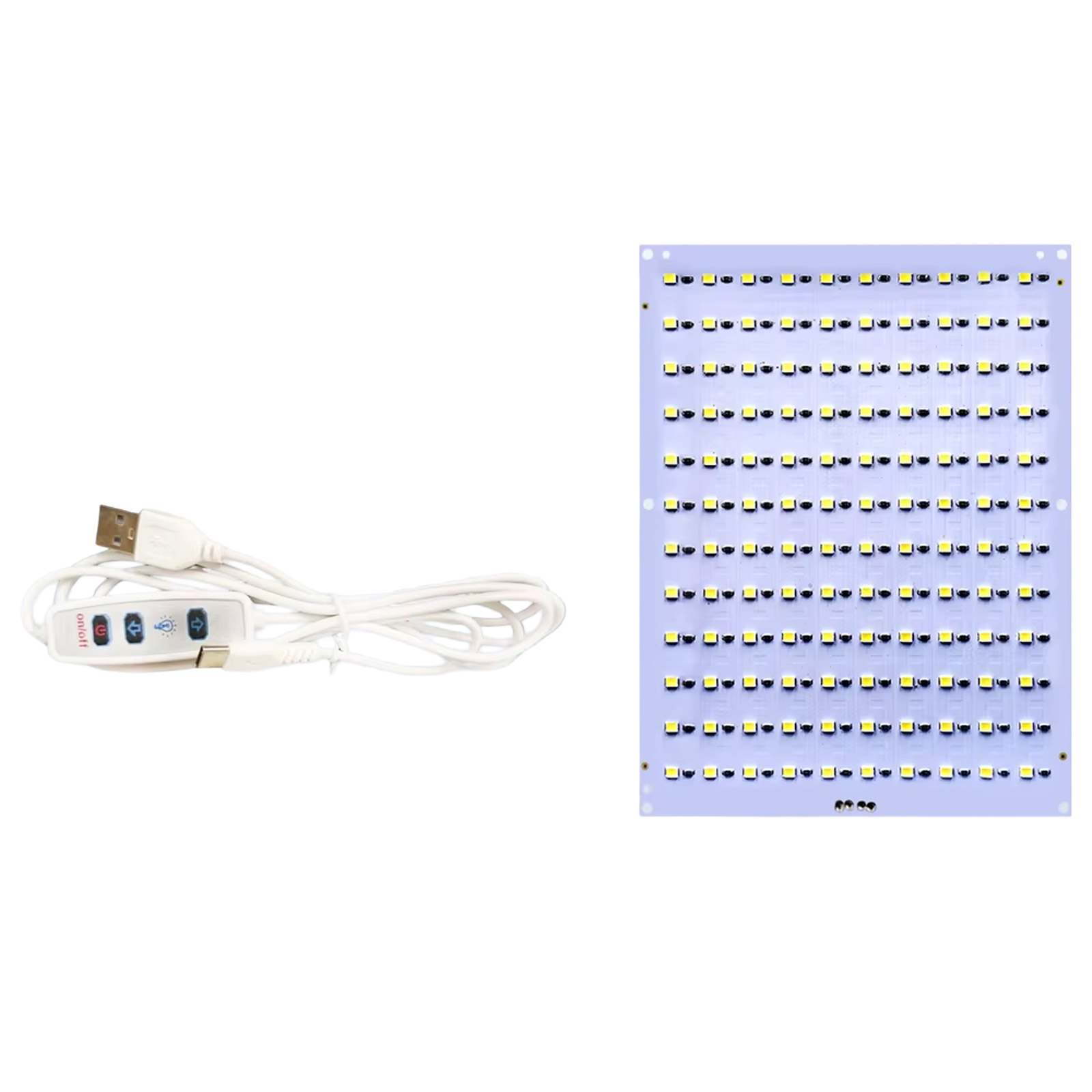 Panneau LED Lithophane USB-C 5V dimmable 120 LEDs carte de rétroéclairage