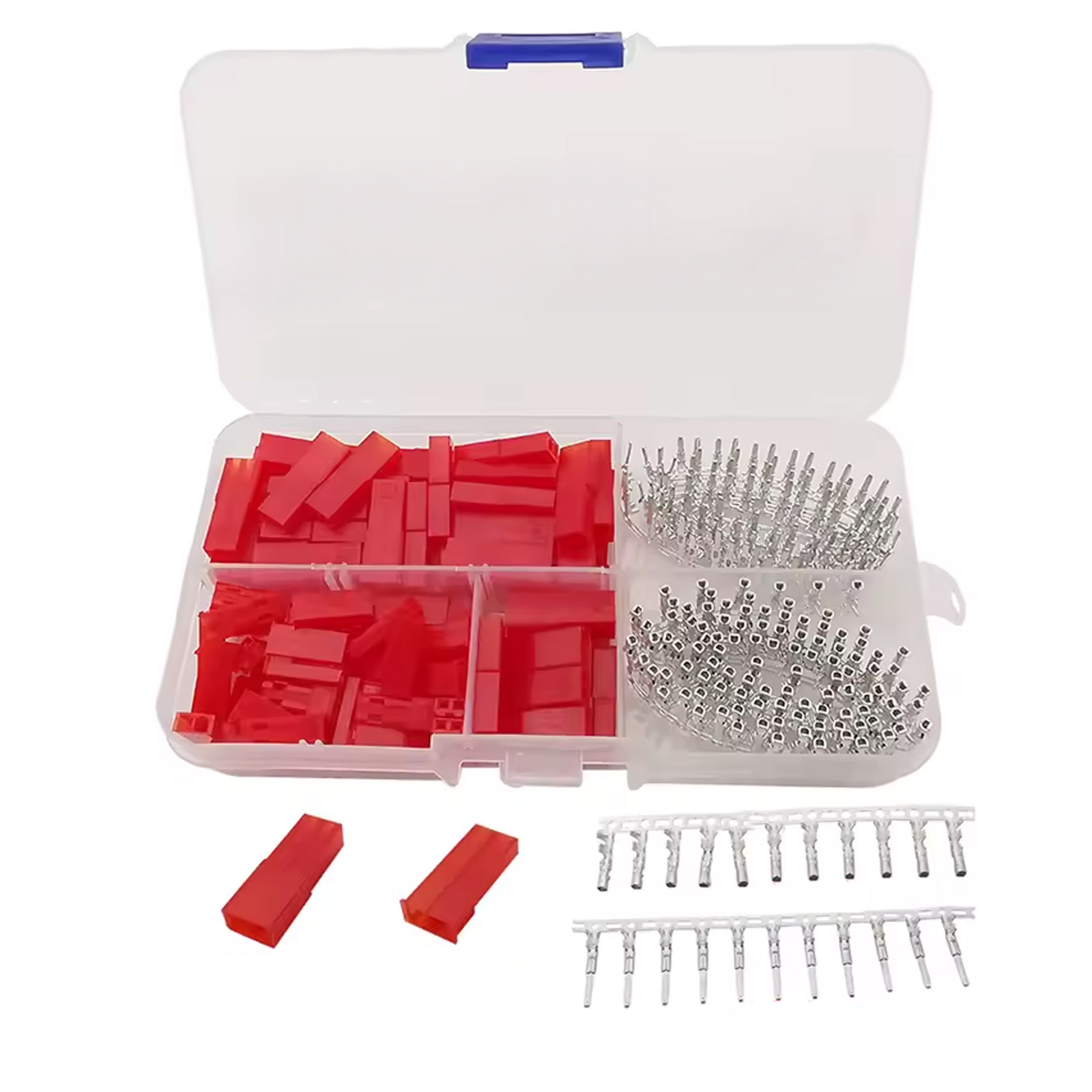 Kit de boîtiers à sertir JST SYP 2P avec contacts 300 pièces