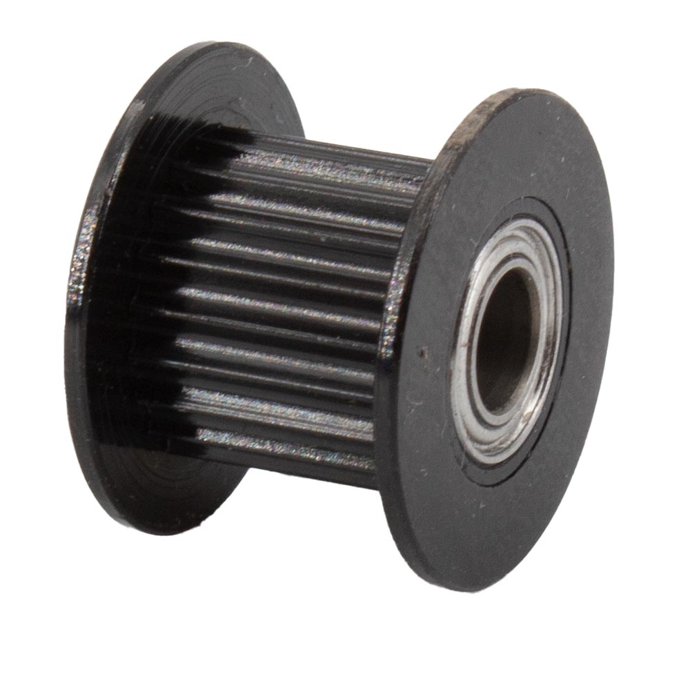 Poulie GT2 Idler 20 dents alésage 5 mm pour courroie 9 mm (Noir)