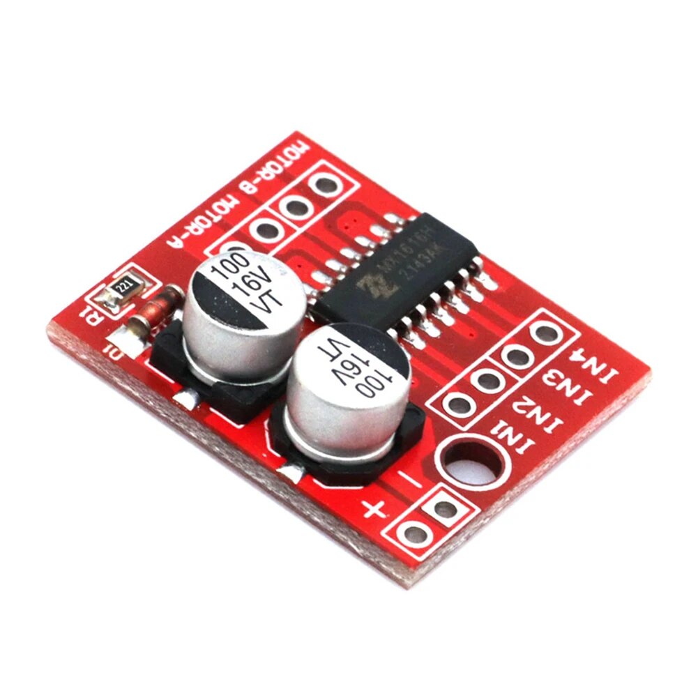 Mini pilote de moteur L298N 2V-10V 1,5 A 2 canaux PWM – Image 3