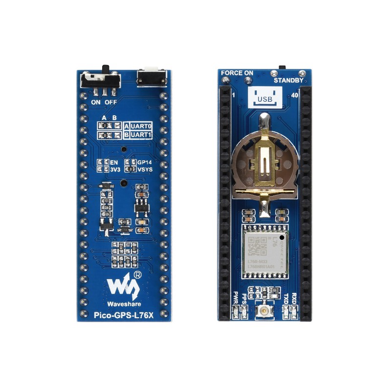 Module Waveshare L76B GNSS avec antenne GPS pour Raspberry Pi Pico – Image 3