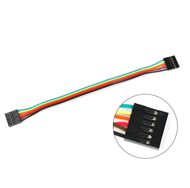 Câble Dupont 6 broches 2,54 mm femelle-femelle 20 cm