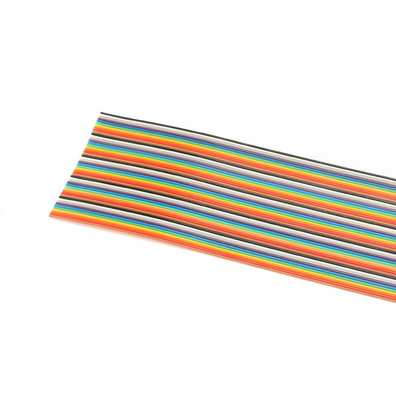 Câble ruban 1 mètre 50 broches 1,27 mm (multicolore)