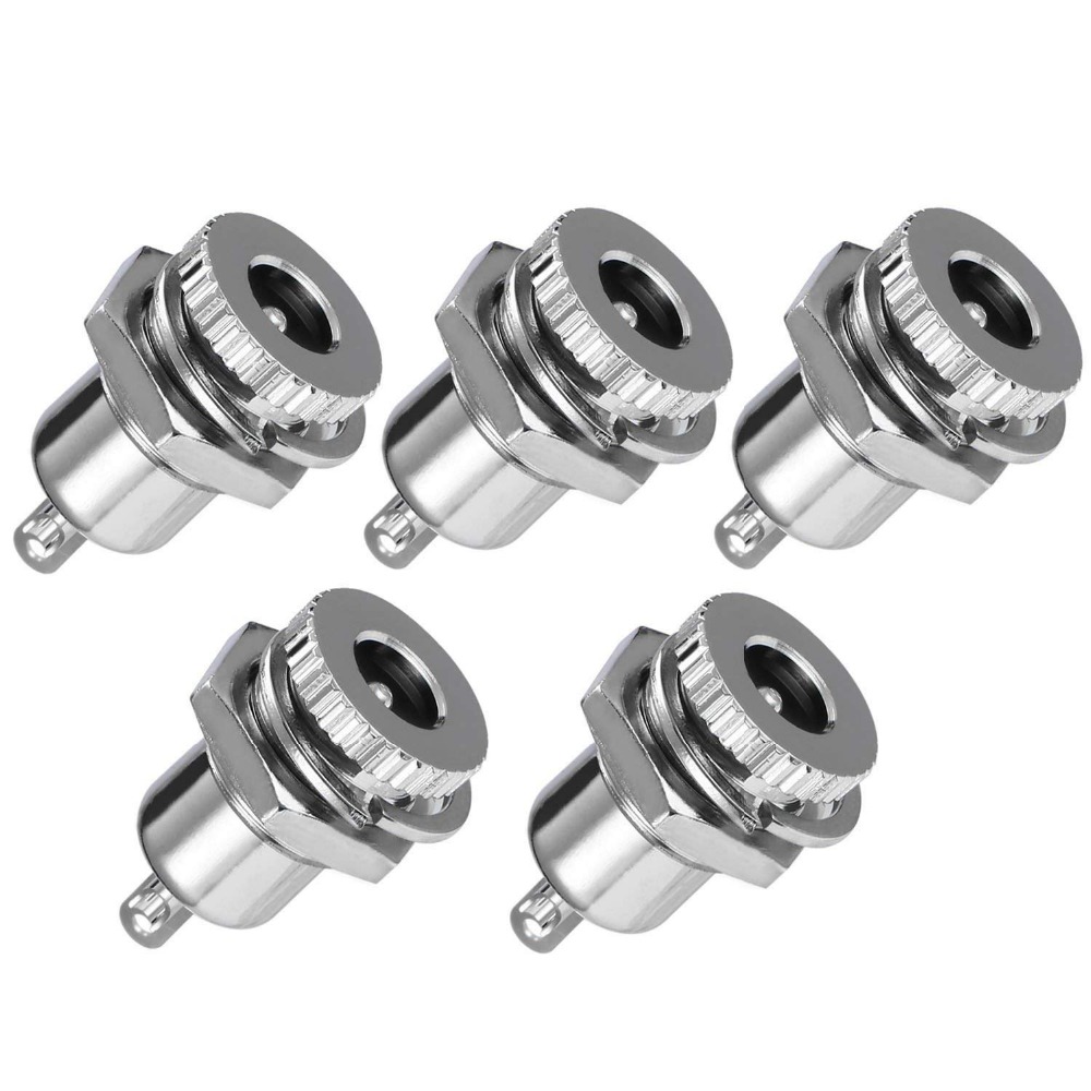 5x Prise DC filetée 5,5x2,1mm 30V 10A