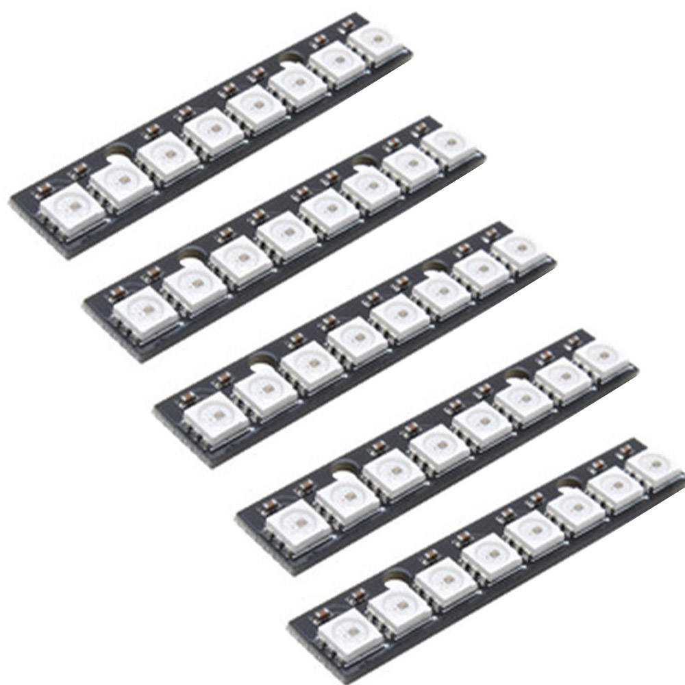 5x bande LED RGB 8 bits similaire Neopixel