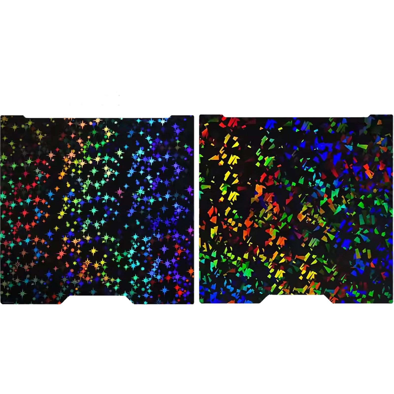 yourDroid Plaque d'impression à effets pour Bambu Lab H2D Flakes + Stars Double face