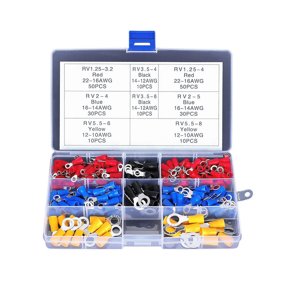 Kit de 200 pièces de cosses à œillet 0,5~6mm²